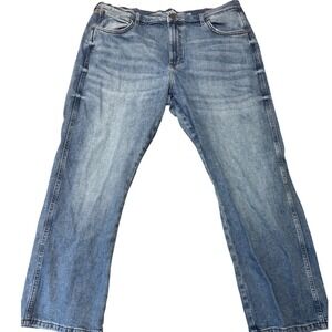 Wrangler Retro Relaxed Boot Jeans Mens 38x30 Medium Wash Blue Denim WRT20BU